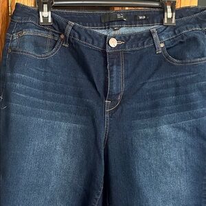 1822 Denim Women's Dark Blue Straight Leg Jeans